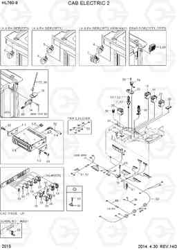 2015 CAB ELECTRIC 2 HL760-9, Hyundai