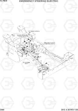 2090 EMERGENCY STEERING ELECTRIC HL760-9, Hyundai