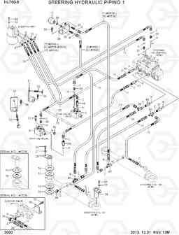 3060 STEERING HYDRAULIC PIPING 1 HL760-9, Hyundai