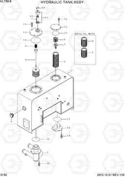 3130 HYDRAULIC TANK ASSY HL760-9, Hyundai