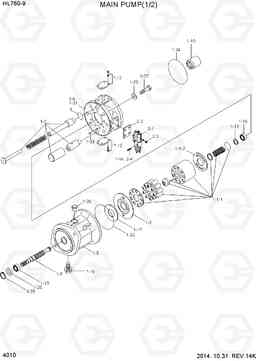 4010 MAIN PUMP(1/2) HL760-9, Hyundai