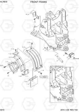 5010 FRONT FRAME HL760-9, Hyundai