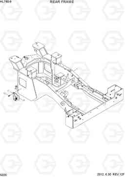 5020 REAR FRAME HL760-9, Hyundai