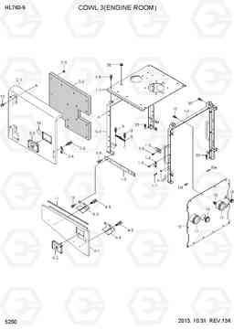 5250 COWL 3(ENGINE ROOM) HL760-9, Hyundai