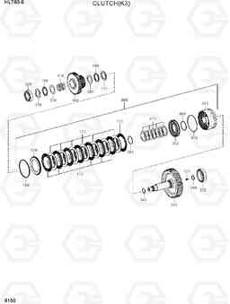 6150 CLUTCH(K3) HL760-9, Hyundai