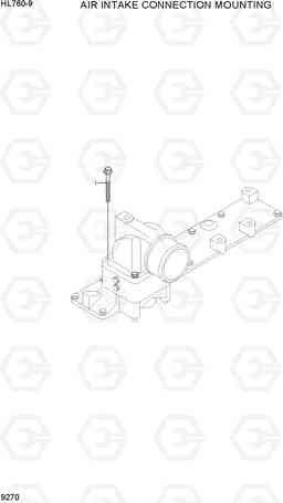 9270 AIR INTAKE CONNECTION MOUNTING HL760-9, Hyundai