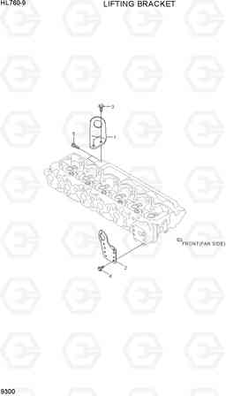 9300 LIFTING BRACKET HL760-9, Hyundai