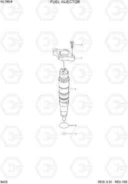 9410 FUEL INJECTOR HL760-9, Hyundai