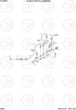 9430 INJECTOR PLUMBING HL760-9, Hyundai
