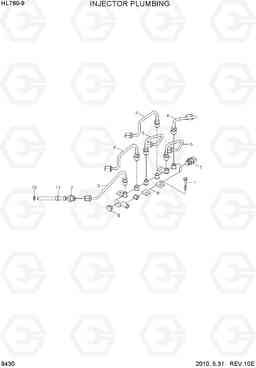 9430 INJECTOR PLUMBING HL760-9, Hyundai