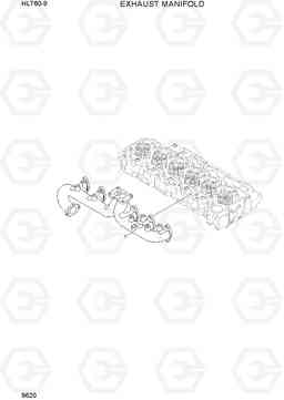 9620 EXHAUST MANIFOLD HL760-9, Hyundai