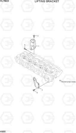 A300 LIFTING BRACKET HL760-9, Hyundai