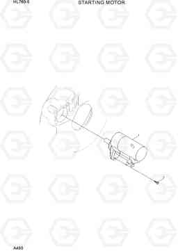 A490 STARTING MOTOR HL760-9, Hyundai