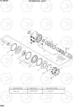 4060 STEERING UNIT HL760-9A, Hyundai