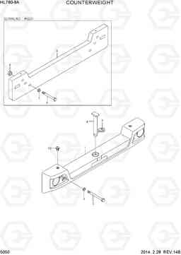 5050 COUNTERWEIGHT HL760-9A, Hyundai