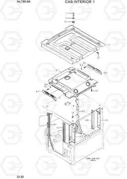 5120 CAB INTERIOR 1 HL760-9A, Hyundai