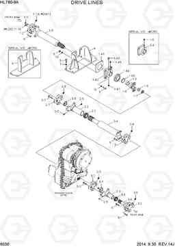 6030 DRIVE LINES HL760-9A, Hyundai