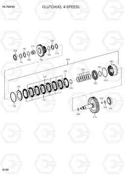 6150 CLUTCH(K3, 4-SPEED) HL760-9A, Hyundai