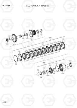 6180 CLUTCH(KR, 4-SPEED) HL760-9A, Hyundai