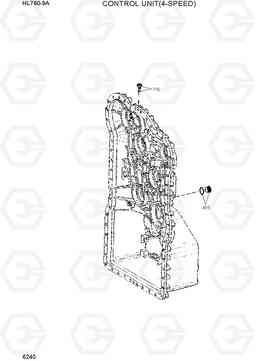 6240 CONTROL UNIT(4-SPEED) HL760-9A, Hyundai