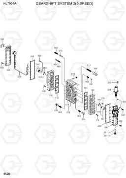 6520 GEAR SHIFT SYSTEM 2(5-SPEED) HL760-9A, Hyundai