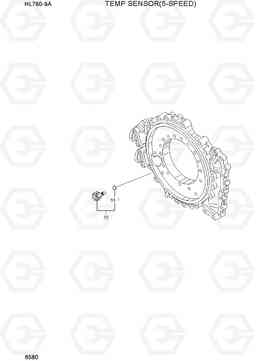 6580 TEMP SENSOR(5-SPEED) HL760-9A, Hyundai