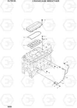 9060 CRANKCASE BREATHER HL760-9A, Hyundai