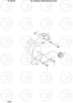 9150 ALTERNATOR MOUNTING HL760-9A, Hyundai