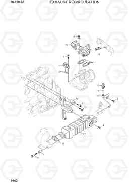 9160 EXHAUST RECIRCULATION HL760-9A, Hyundai