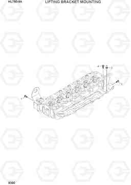 9390 LIFTING BRACKET MOUNTING HL760-9A, Hyundai