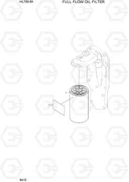 9410 FULL FLOW OIL FILTER HL760-9A, Hyundai