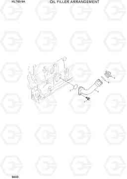 9440 OIL FILLER ARRANGEMENT HL760-9A, Hyundai