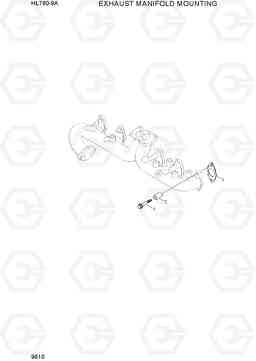 9610 EXHAUST MANIFOLD MOUNTING HL760-9A, Hyundai