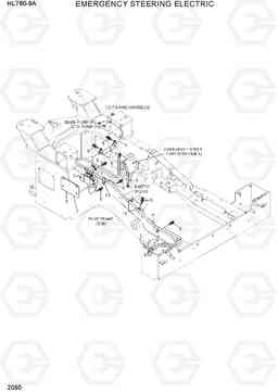 2090 EMERGENCY STEERING ELECTRIC HL760-9A(W/HANDLER), Hyundai