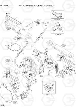 3050 ATTACHMENT HYDRAULIC PIPING HL760-9A(W/HANDLER), Hyundai