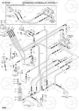 3060 STEERING HYDRAULIC PIPING 1 HL760-9A(W/HANDLER), Hyundai