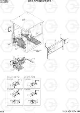 5075 CAB OPTION PARTS HL760-9A(W/HANDLER), Hyundai