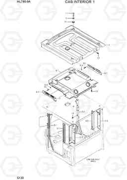 5120 CAB INTERIOR 1 HL760-9A(W/HANDLER), Hyundai