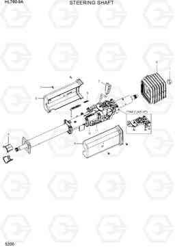 5200 STEERING SHAFT HL760-9A(W/HANDLER), Hyundai