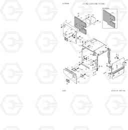 5250 COWL 3 (ENGINE ROOM) HL760-9A(W/HANDLER), Hyundai