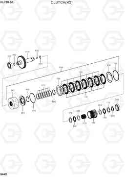 6440 CLUTCH (K2) HL760-9A(W/HANDLER), Hyundai