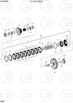 6450 CLUTCH (K3) HL760-9A(W/HANDLER), Hyundai