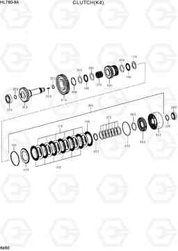 6460 CLUTCH (K4) HL760-9A(W/HANDLER), Hyundai
