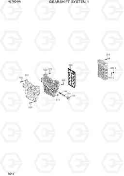 6510 GEAR SHIFT SYSTEM 1 HL760-9A(W/HANDLER), Hyundai