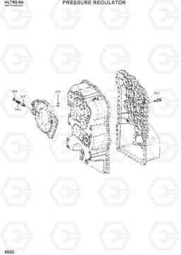 6550 PRESSURE REGULATOR HL760-9A(W/HANDLER), Hyundai