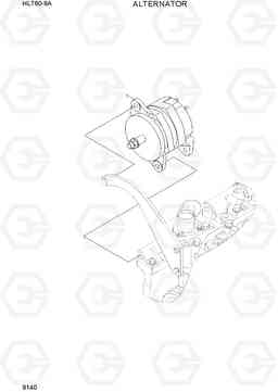9140 ALTERNATOR HL760-9A(W/HANDLER), Hyundai