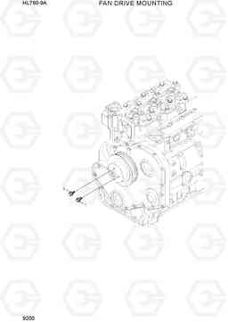 9200 FAN DRIVE MOUNTING HL760-9A(W/HANDLER), Hyundai