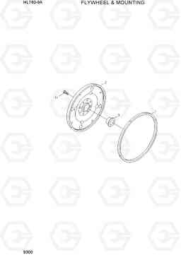 9300 FLYWHEEL & MOUNTING HL760-9A(W/HANDLER), Hyundai
