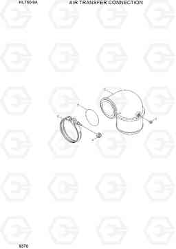 9370 AIR TRANSFER CONNECTION HL760-9A(W/HANDLER), Hyundai