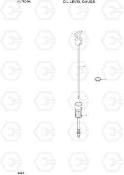 9420 OIL LEVEL GAUGE HL760-9A(W/HANDLER), Hyundai